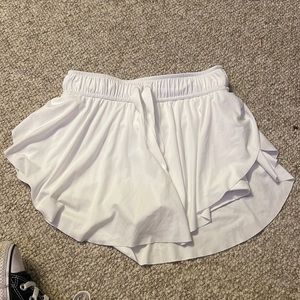 White Free People On Point Skort